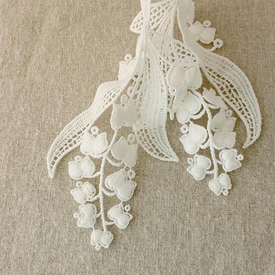 すずらん 02370スズラン-C【左右1ペア】【デザインレースユキ】