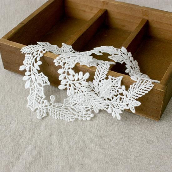 アンティークロザラインレース ロザリンペルレ＆スノーフレーク 雪花結晶ドイリー アンティークロザラインレース ロザリンペルレ＆スノーフレーク