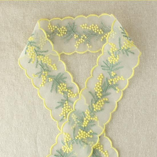 タグ付【MasacoTeranishi Lewisia(レウイシア)レースOP】 パープル コードレース刺繍 ロングスリーブドレス｜TADASHI