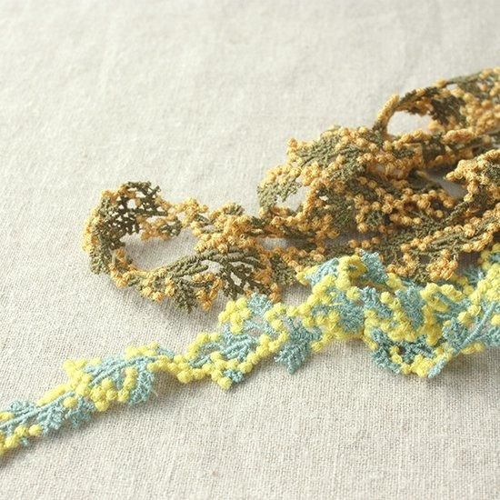 05794ミモザケミカル-LY【0.5m】【デザインレースユキ】