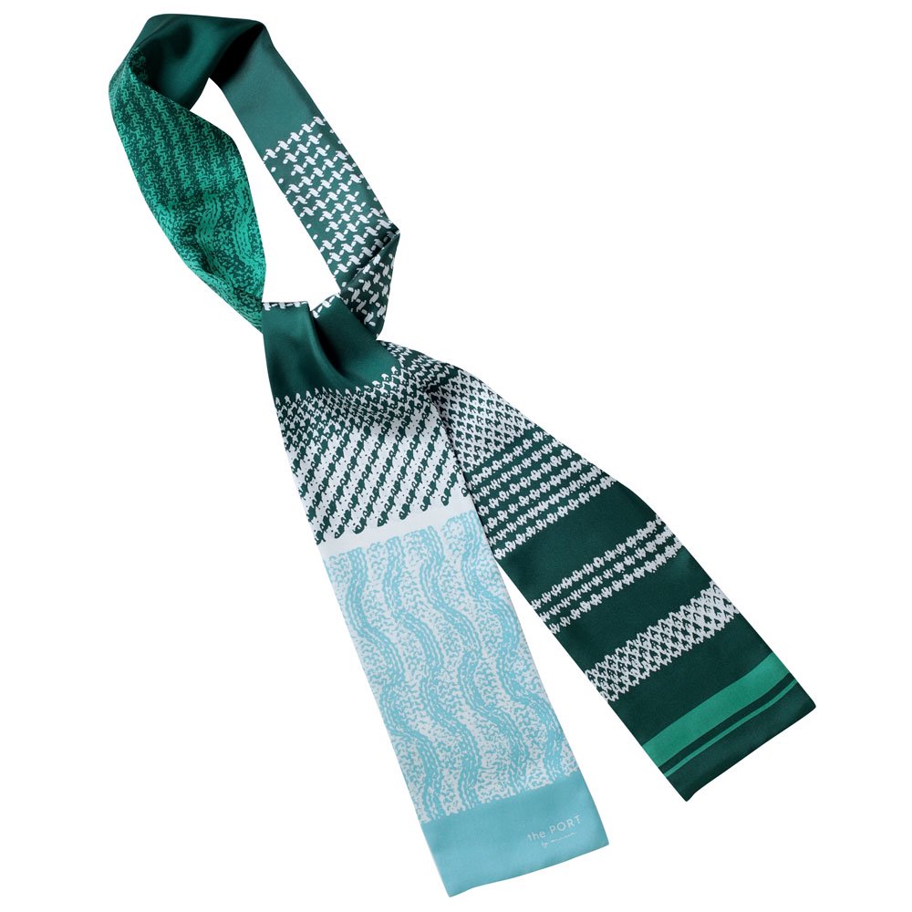 Knitting Fabric(NGP-131N) 【the PORT by marca】 シルクツイル ナロースカーフ （全４色） 僅少の画像10