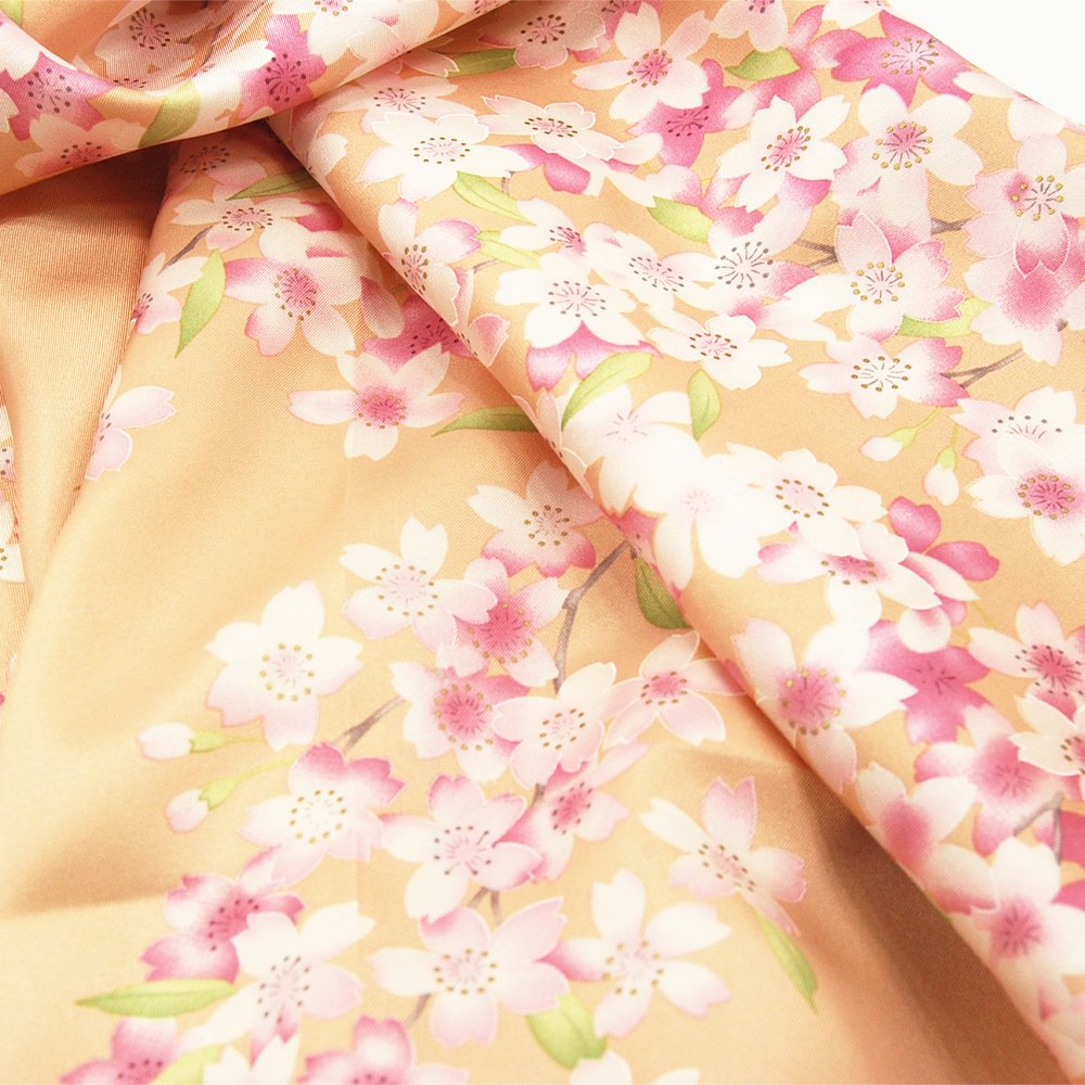 櫻花(CFD-020) 伝統横濱スカーフ 大判 シルクツイル スカーフの画像5