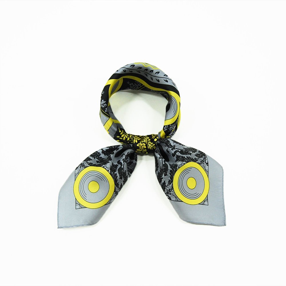 イングリッシュガーデン(BER-015)  Marcaオリジナル 小判 シルクツイル スカーフ （全3色）の画像4