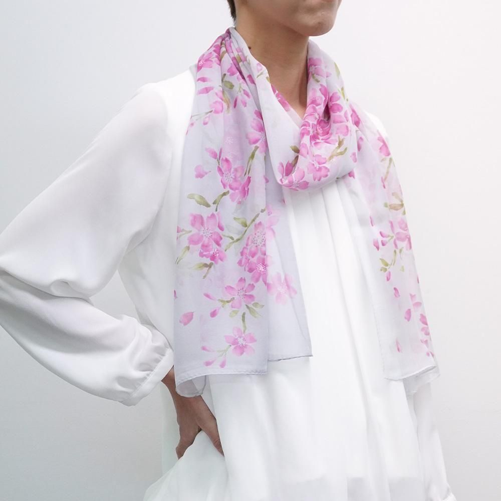 桜 (LMH-088) - 伝統横濱スカーフ Marca(マルカ)公式オンライン 桜 (LMH-088) - 伝統横濱スカーフ Marca(マルカ)公式オンライン