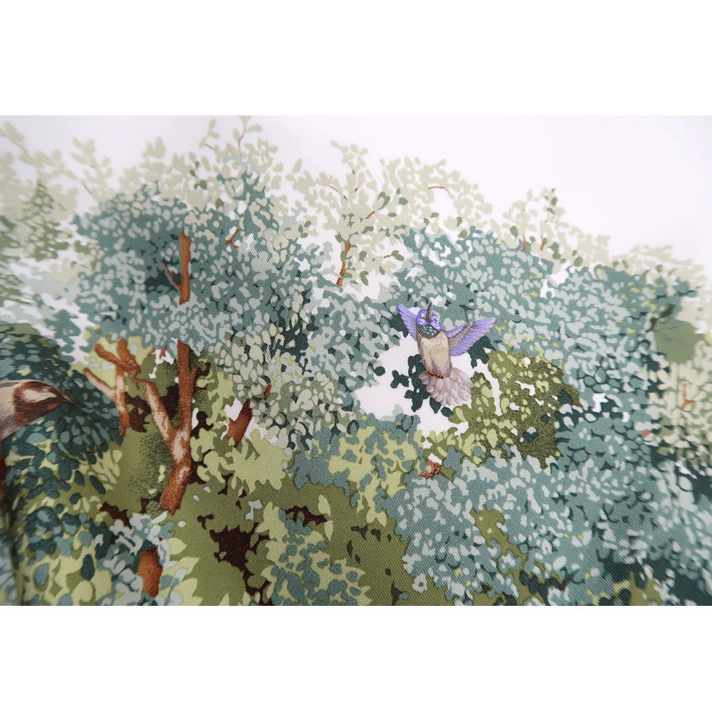 イル・ボスコ/森林 (CA0-249) 伝統横濱スカーフ 大判 シルクツイル スカーフの画像11