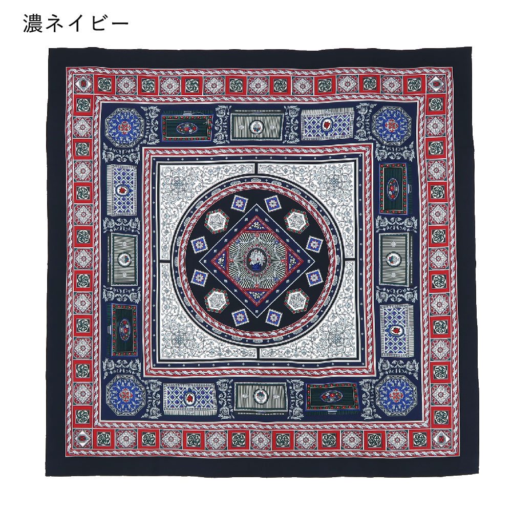 宝石箱 (CM5-415) 伝統横濱スカーフ 大判 シルクツイル スカーフの画像2