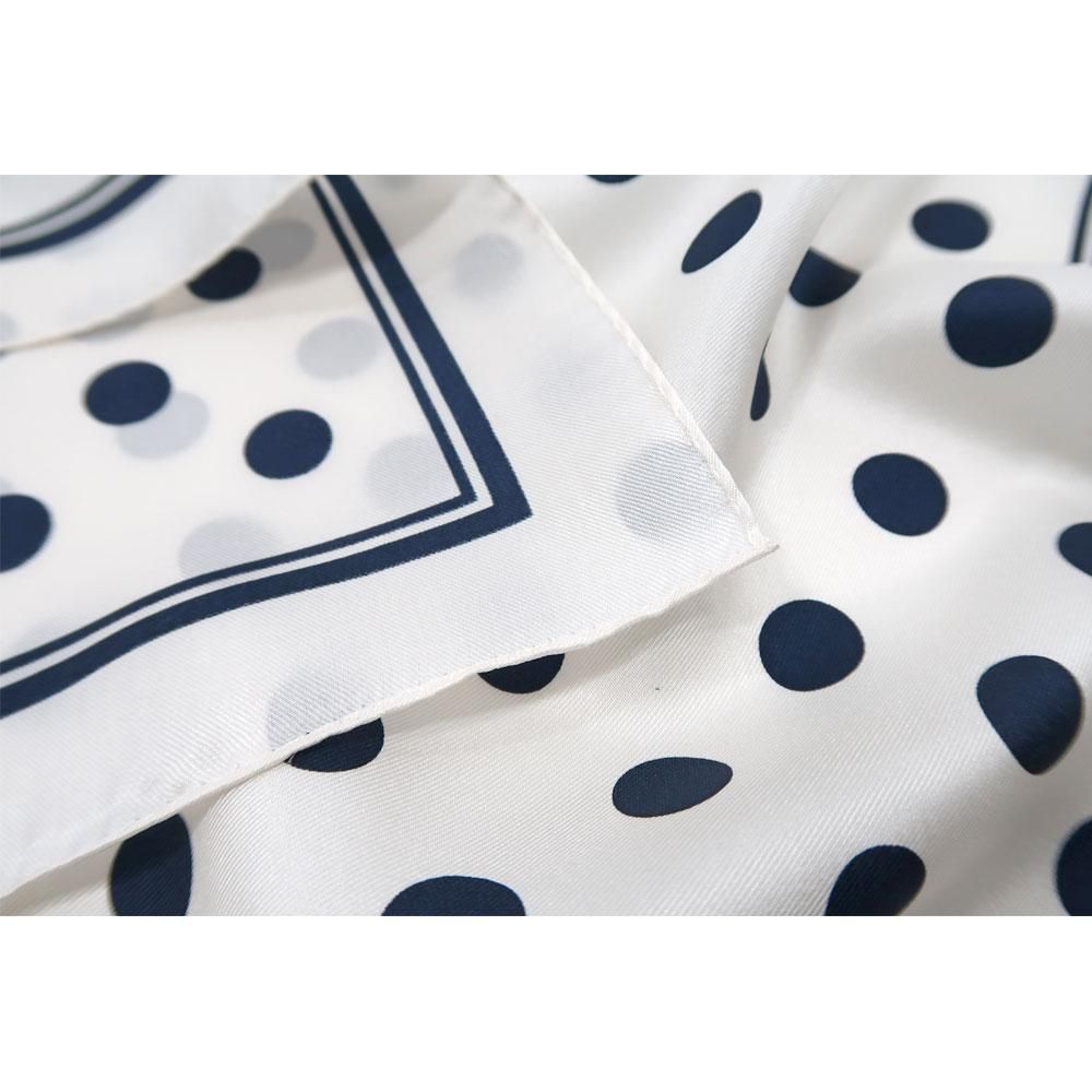 ドット(FOG-094) Marcaオリジナル 小判 シルクツイル スカーフ