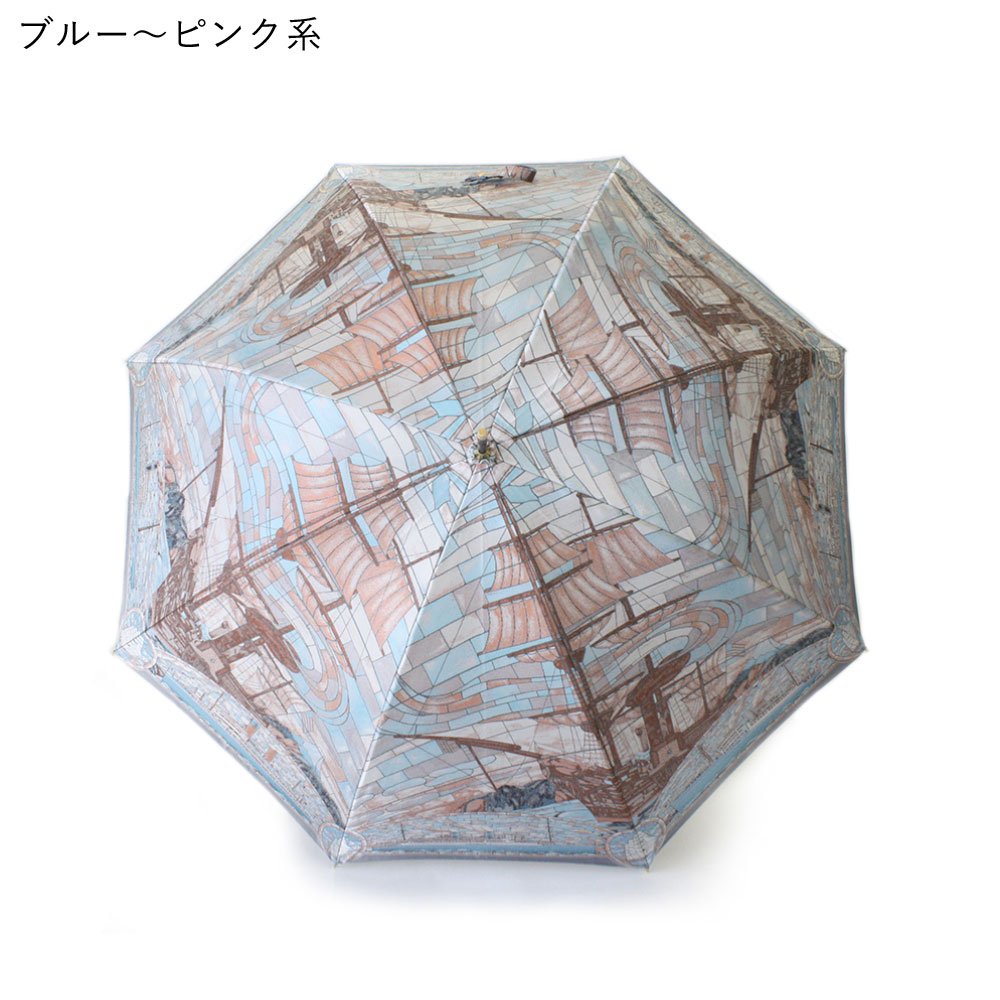 Umbrella of Yokohama 晴雨兼用傘(ポーハタン号小柄)伝統横濱スカーフ