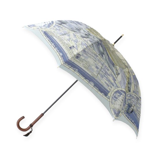 Umbrella of Yokohama 晴雨兼用傘 (ポーハタン号　大柄) 伝統横濱スカーフ 傘 （全2色）