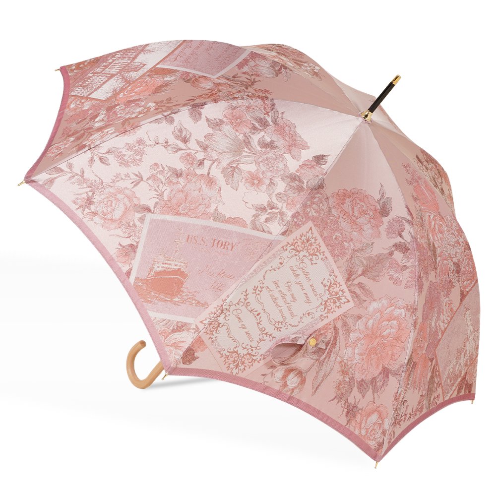 Umbrella of Yokohama 晴雨兼用傘 (横浜三塔) 伝統横濱スカーフ 傘 （全2色）の画像8