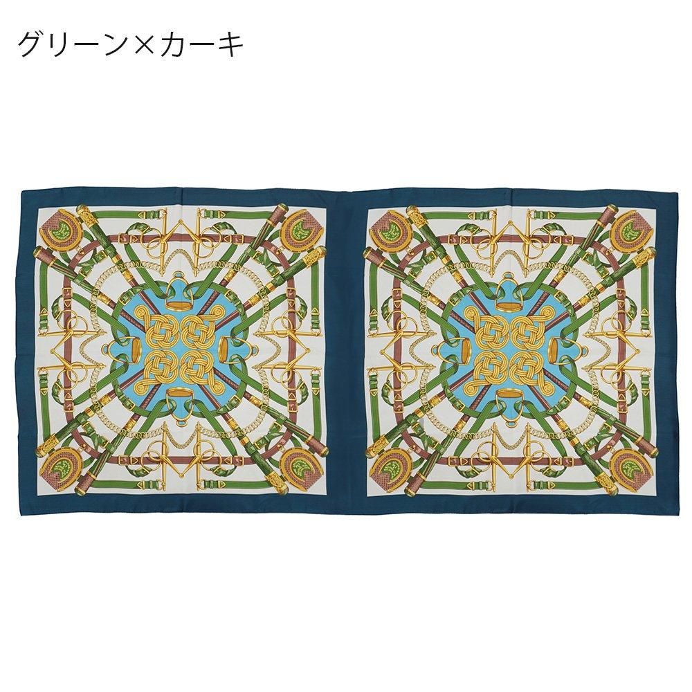 蹄鉄とステッキ(CET-026L) - 伝統横濱スカーフMarca(マルカ)公式