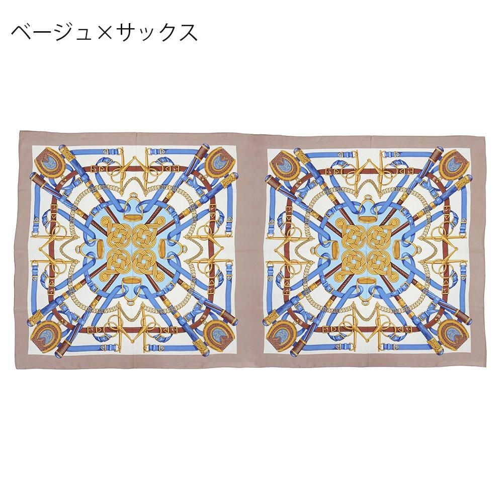 蹄鉄とステッキ(CET-026L) - 伝統横濱スカーフMarca(マルカ)公式