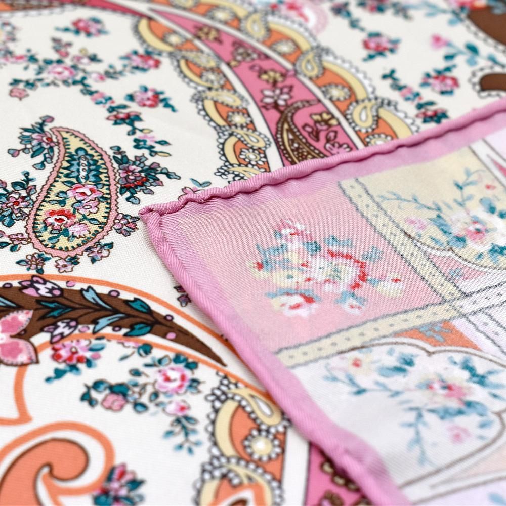 プチローズペルシャ(CPW-013) - 伝統横濱スカーフMarca(マルカ)公式