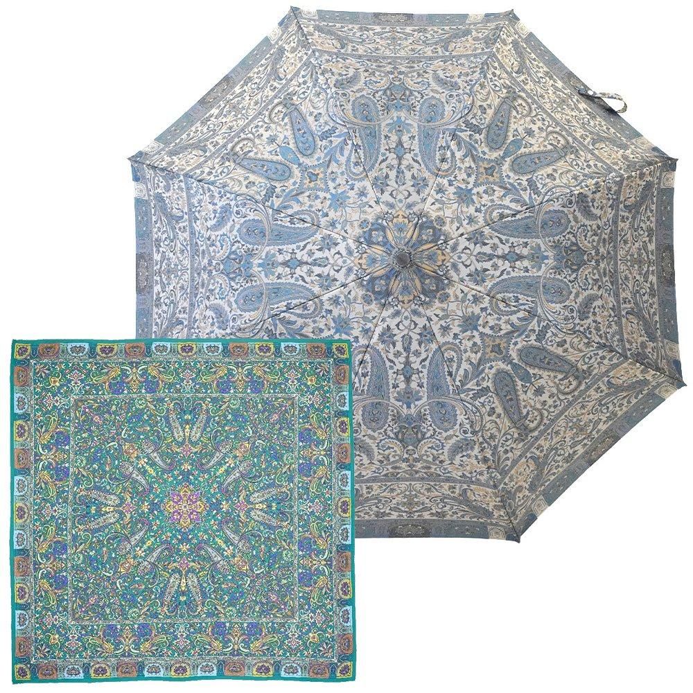 Umbrella of Yokohama 晴雨兼用折りたたみ傘 カシミール21 伝統 Umbrella of Yokohama 晴雨兼用折りたたみ傘 カシミール21 伝統