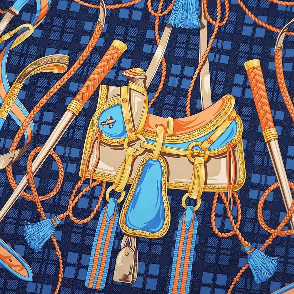 鞍と乗馬鞭 (CET-053) - 伝統横濱スカーフMarca(マルカ)公式