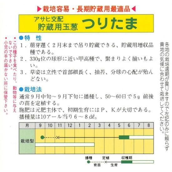 タマネギの種 つりたま F1 種の専門店 松尾農園 オンラインショップ