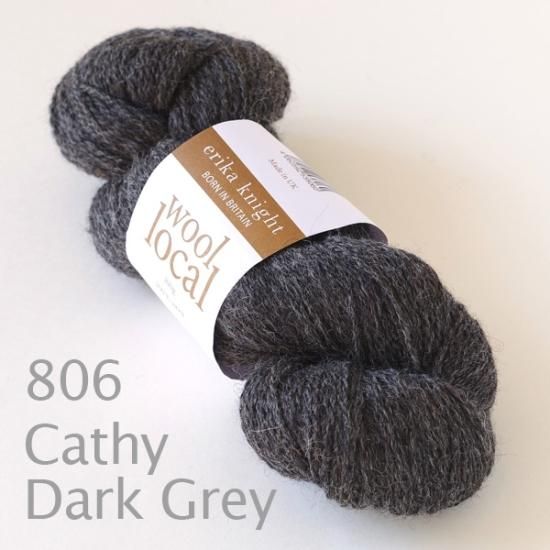 カセ手染め毛糸 ②ブルー＆ブラウン 100g （Knittingbird (ニッ