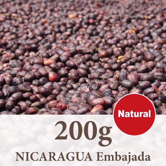 ニカラグア　エンバハーダ農園／ハバ／ナチュラル／焙煎豆 200g