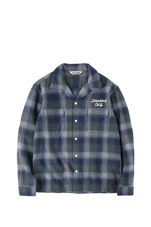 完売21AW SD Ombre Check Wool ShirtサイズLキムタク - www