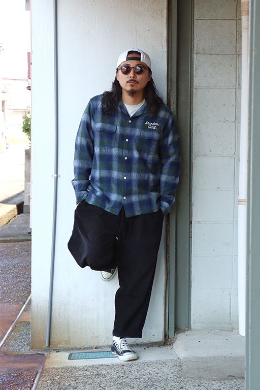 完売21AW SD Ombre Check Wool ShirtサイズLキムタク - www