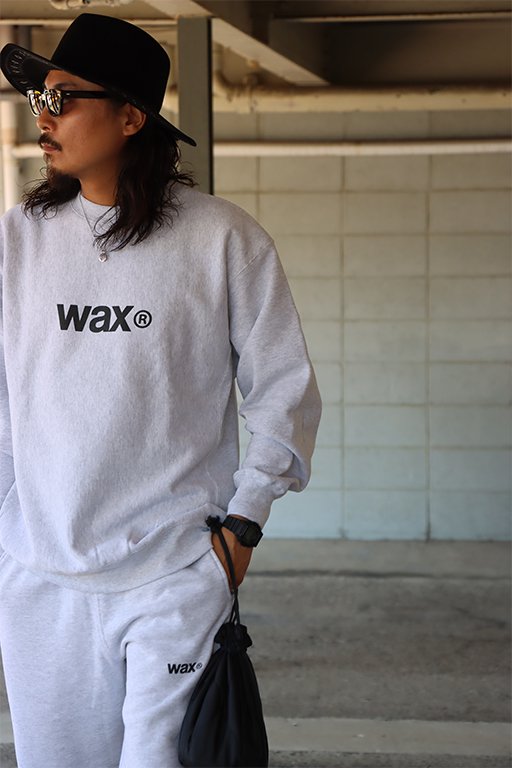 WAXワックス "wax®︎ Crew Sweat"Ash 新潟県正規取扱店 通販