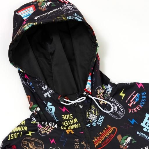 美品　bassmania バスマニア　ウィンドブレーカー bassmania バスマニア 