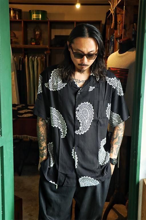 【値下げ】A．P．C． ペイズリー柄シャツ ブラック サイズ：38 (三軒茶屋店) A.P.C. 【値下げ】A．P．C． ペイズリー柄シャツ ブラック