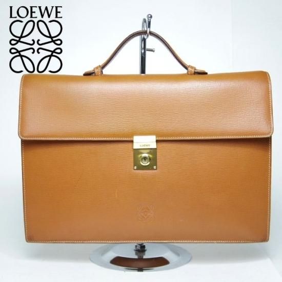 極上☆ロエベLOEWE ブリーフケース メンズ ビジネス バッグN4554