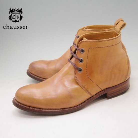 希少色☆ショセchausser 42/26cm☆NATURAL/コードバン☆a253-7/8