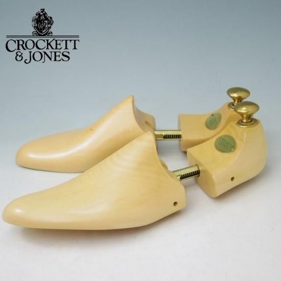 美品 保存箱袋.木製シューツリー付 クロケット＆ジョーンズ