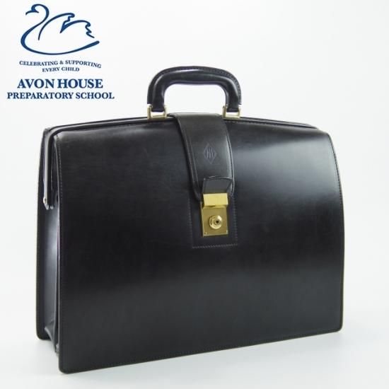 希少品　エーボンハウス/Avon House ダレスバッグ　黒　ドクターバッグ