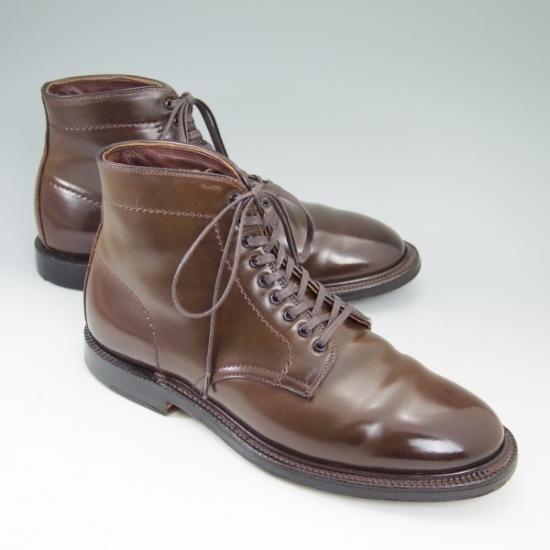 Alden×Liverano&Liverano プレーントゥ7E ALDEN カーフ プレーントゥ レザーシューズ｜トゥモローランド