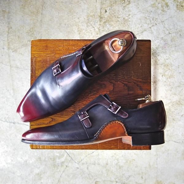 定価8万円程度☆極美品☆マグナーニ SIZE 41【オパンケ ボロネーゼ製法