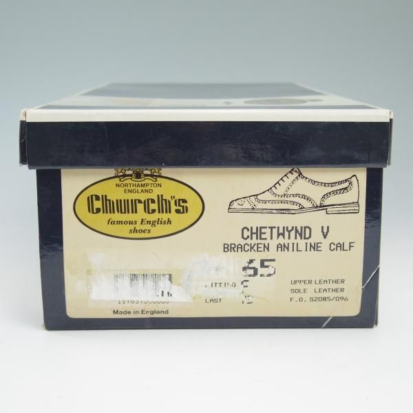 美品☆チャーチ 65F/UK6.5【☆旧チャーチ/73ラスト/CHETWYND 美品☆チャーチ 65F/UK6.5【☆旧チャーチ/73ラスト/CHETWYND