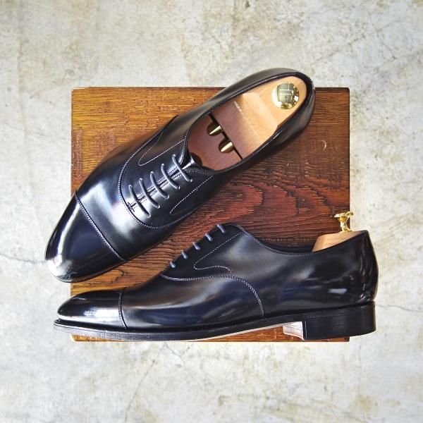 極美品☆エドワードグリーン 8.5D【90's半ば～過渡期の製品/筆記体ロゴ