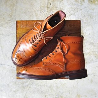 ǥ˾/ȥå SIZE 6.5-4ڥȥ꡼֡/5411/⥫֥饦Moccasin Brown Aniline/֡/Tricker'sb738-7