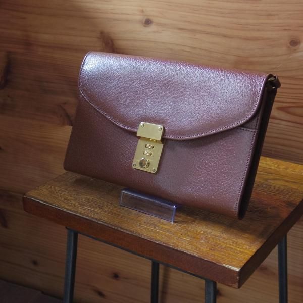 英)SMYTHSON/スマイソン【クラッチバッグ/マルチケース】レザー 本革 