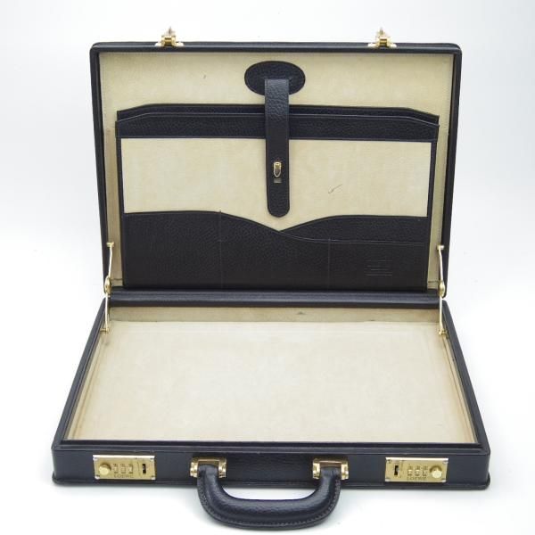 極上☆ロエベ/LOEWE【☆アタッシュケース/黒】メンズ レザー 極上☆ロエベ/LOEWE【☆アタッシュケース/黒】メンズ レザー