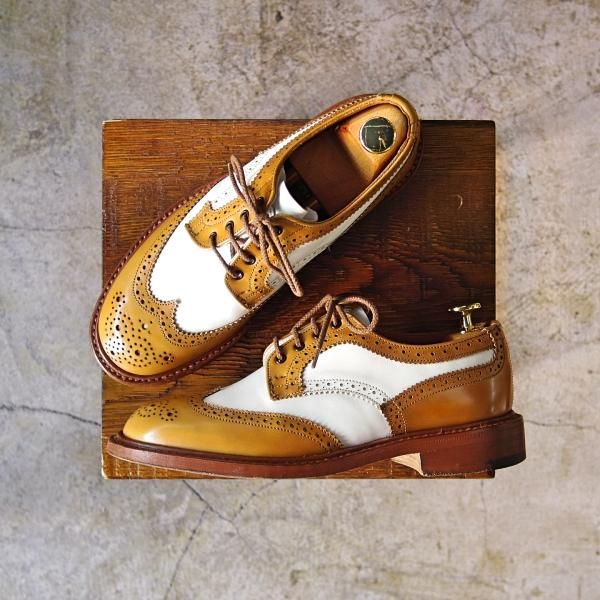 トリッカーズ　trickers 革靴　コンビシューズ