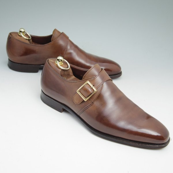 男女兼用 19.CROCKETT&JONES SAVILE シングルモンク 8D - 通販 - www