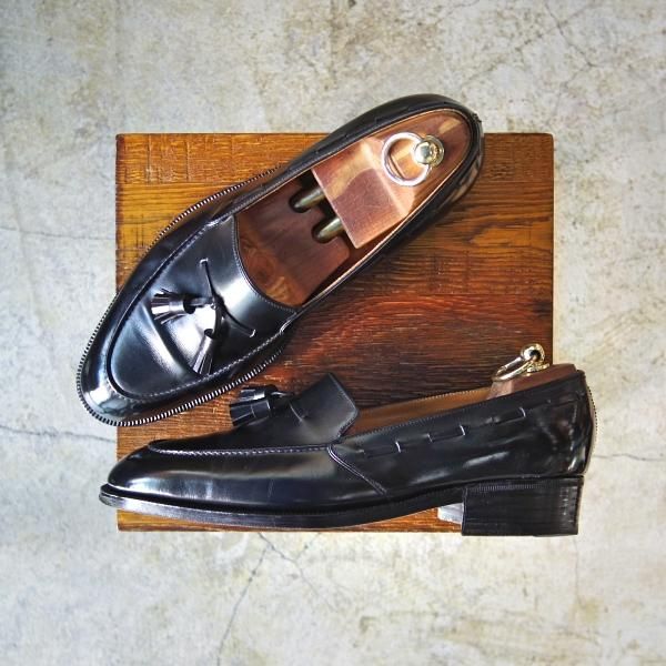 ジョンロブ John Lobb ビスポーク タッセルローファー 黒 美品