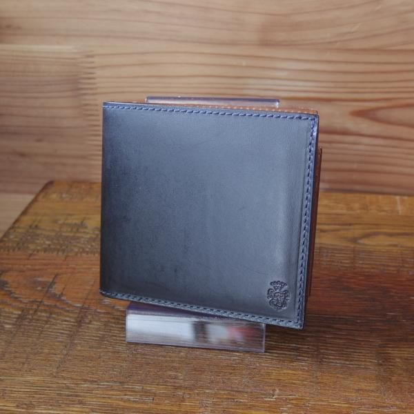 ほぼ未使用 フェリージ 二つ折り財布 カードケース取り外し可能 F452 レザー 黒茶 メンズ Felisi C623 高級中古革靴の買取販売店 Studio Cbr の通販サイト
