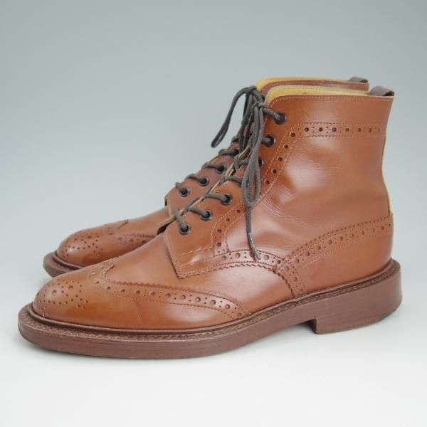 トリッカーズ MALTON モールトン カントリーブーツ マロン 7.5 茶 トリッカーズ MALTON モールトン カントリーブーツ マロン 7.5 茶