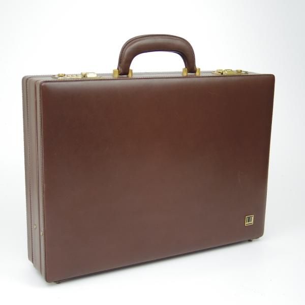 極上☆ダンヒル/dunhill【☆アタッシュケース】レザー/茶/メンズ 極上☆ダンヒル/dunhill【☆アタッシュケース】レザー/茶/メンズ
