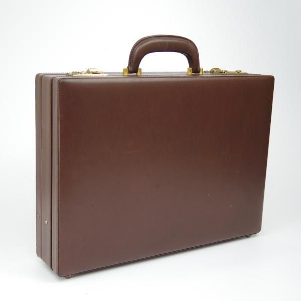極上☆ダンヒル/dunhill【☆アタッシュケース】レザー/茶/メンズ 極上☆ダンヒル/dunhill【☆アタッシュケース】レザー/茶/メンズ