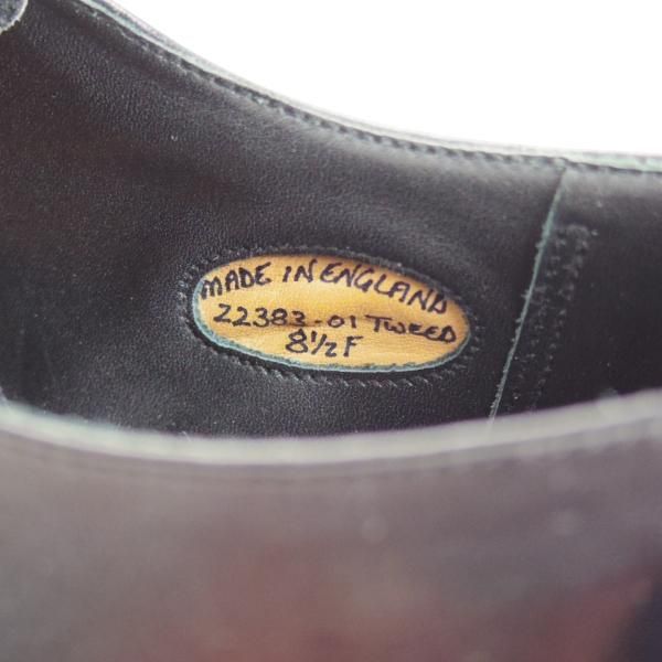 極美品☆(英)グレンソン 8.5F【グッドイヤーウェルテッド製法/TWEED】U ...