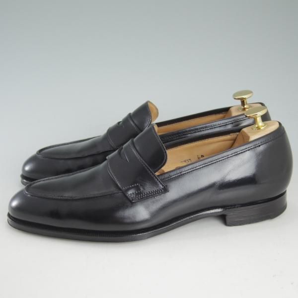 美品☆クロケットジョーンズ 6D【上級☆ハンドグレードライン/CRAWFORD】363ラスト/カーフ/黒/コインローファー/CrockettJones☆d445 - 高級中古革靴の買取販売店舗 | studio.CBR 美品☆クロケットジョーンズ 6D【上級☆ハンドグレードライン/CRAWFORD】363ラスト/カーフ/黒/コインローファー/CrockettJones☆d445 - 高級中古革靴の買取販売店舗 | studio.CBR