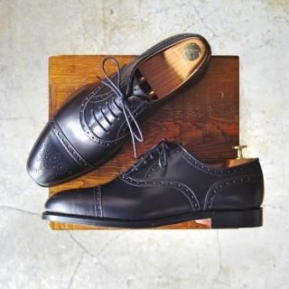 美品】GRENSON グレンソン セミブローグ7F