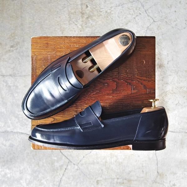 JOHN LOBB ジョンロブ ロペス ネイビー 7 1/2 7.5-