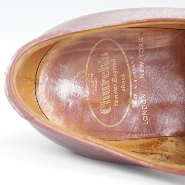 極上☆チャーチ 75F/UK7.5【貴重70's☆旧チャーチ/2都市ロゴ 極上☆チャーチ 75F/UK7.5【貴重70's☆旧チャーチ/2都市ロゴ